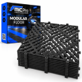 Modular Flooring Panel FMIC.Pro for garage and workshop 40x40cm 30mm Black 28 pieces box-1