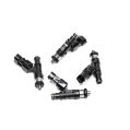 DeatschWerks zestaw 4 wtryskiwaczy paliwa 650cc/min, Subaru Impreza WRX 02-14, Legacy GT 07-12, STI 07-15 (Top Feed)-1