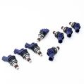 DeatschWerks zestaw 8 wtryskiwaczy paliwa 370cc/min, Side Feed Nissan Q45 91-99-1