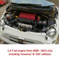 Dedykowany układ dolotowy Ramair JSK-116-BK Abarth Fiat 500 esseesse 595 1.4T-4