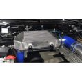 Dedykowany zestaw montażowy intercoolera Nissan Patrol Top Mount  - 3.0D M57 Niebieski-4