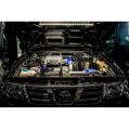 Dedykowany zestaw montażowy intercoolera Nissan Patrol Top Mount  - 3.0D M57 Niebieski-6