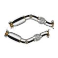 Downpipe NISSAN 350Z Infiniti G35 DECAT + SILENCER-2