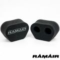 2x Twin Inlet Motorcycle Carb Sock Air Filter Ramair MS-008-3