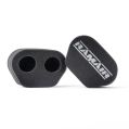 2x Twin Inlet Motorcycle Carb Sock Air Filter Ramair MS-007-1