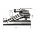 Elektroniczna przepustnica wydechu 63mm sterowana przełącznikiem-2
