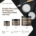 Leather Expert Leather Filler White flexible filler for repairing holes cracks and damage in leather 250ml-3