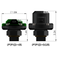 Fuel Pulse Damper FPD-XR 3/8NPT Direct Mount Kits Radium Engineering-2