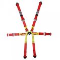 GT2I Pro Single Seater Harness 6-Point Red FIA Approved 8853-2016-1