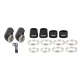 Mishimoto MMICP-F10-12MWBK Intercooler Pipe Kit for BMW F10 M5 12-16 Micro Wrinkle Black   -1