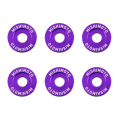 Mishimoto MMFW-SM-6PR Fender Washer Kit Small 6pcs Purple       -2