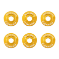 Mishimoto MMFW-SM-6GD Fender Washer Kit Small 6pcs Gold       -2