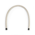 Mishimoto MMSBH-0636-PS PTFE Braided -6AN 3 Ft. Hose Stainless      -1