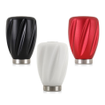 Mishimoto MMSK-TWST-RD Steel Core Twist Shift Knob Red Aluminum      -1