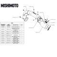 Mishimoto MMAI-CTR-17UBK Inlet Pipe Upgrade Kit for Honda Civic Type-R 17+ Black    -5