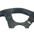 Sport Steering Wheel FMIC.Pro D-Shape leather 325mm offset 42mm blue-4