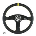 Sport Steering Wheel FMIC.Pro Classic leather 350mm offset 33mm yellow-2
