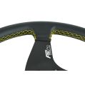 Sport Steering Wheel FMIC.Pro Classic leather 350mm offset 33mm yellow-4