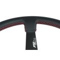Sport Steering Wheel FMIC.Pro Track leather 350mm offset 90mm red-4