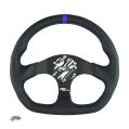 Sport Steering Wheel FMIC.Pro D-Shape leather 325mm offset 42mm blue-2