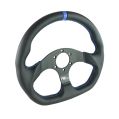 Sport Steering Wheel FMIC.Pro D-Shape leather 325mm offset 42mm blue-3