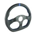 Sport Steering Wheel FMIC.Pro D-Shape leather 325mm offset 42mm blue-6