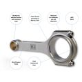 Korbowody H-Beam Billet K1, Mazda MX-5 B6/BP Dł. 133 Pin 20mm-3