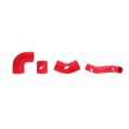 Mishimoto Mitsubishi Lancer Evolution VII/VIII/IX Upper Intercooler Pipe Kit 2001-2007 Red Hoses-2
