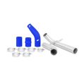 Mishimoto Mitsubishi Lancer Evolution X Upper Intercooler Pipe Kit 2008-2015 Blue Hoses-1