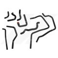 Mishimoto Subaru WRX Silicone Ancillary Hose Kit 2002-2005 Black-1