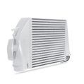 Mishimoto Subaru WRX Top Mount Intercooler Kit 2008-2014 Silver w/ Blue Hose-2