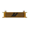 Mishimoto Universal 10 Row Oil Cooler Gold-1