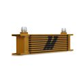 Mishimoto Universal 10 Row Oil Cooler Gold-3