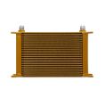 Mishimoto Universal 25-Row Oil Cooler Gold-2