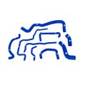Mishimoto Volkswagen Golf 1.8T Silicone Radiator Hose Kit 1999-2005 Blue-1