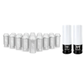 Mishimoto MMLG-125-LOCKSL Aluminum Locking Lug Nuts M12 x 01-25 Silver     -1