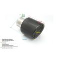 Universal Exhaust Tail Pipe Muffler Tip round 100mm lenght 160mm mounting diameter 50mm-2