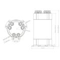 Nuke Performance 2G Fuel Surge Tank 3 litry do zewnętrznych pomp paliwa-4