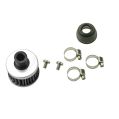 Oil catch tank JRspec model 05 Srebrny 12mm-3