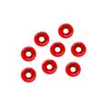 Ozdobne śrubki i podkładki JRspec Fender Washer czerwone-4