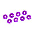Ozdobne śrubki i podkładki JRspec Fender Washer fioletowe-2