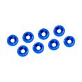 Ozdobne śrubki i podkładki JRspec Fender Washer niebieskie-2