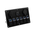 Panel Samochodowy Z Woltomierzem i 6 włącznikami-1