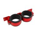 Podwójne mocowanie pompy paliwa 60mm Czerwony-1