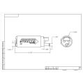 Pompa paliwa Aeromotive 340 Stealth, 340lph (wlot/wylot po tej samej stronie) ARE-11542-5