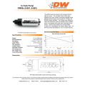 Pompa paliwa DW65c DeatschWerks (265lph), Nissan R35 GTR 2008-2014 zestaw montażowy 9-1009 ( wymaga użycia 2 pomp)-3