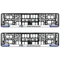 Car registration frames FMIC.EU set-1