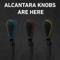 REVIN Special Alcantara Knob Red-2