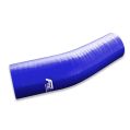 Silikonowe kolanko redukcyjne 23' 57/63mm Niebieski-1