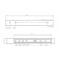 Bucket Seat Slider Rails FMIC.Pro 400mm extension 220mm-2